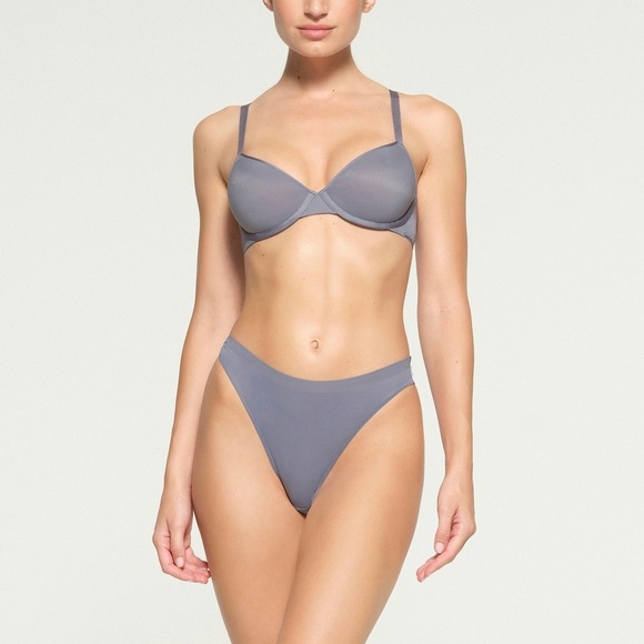 SKIMS wireless form lightly lined bra slate BR-wrl-1889 - Picture 1 of 3